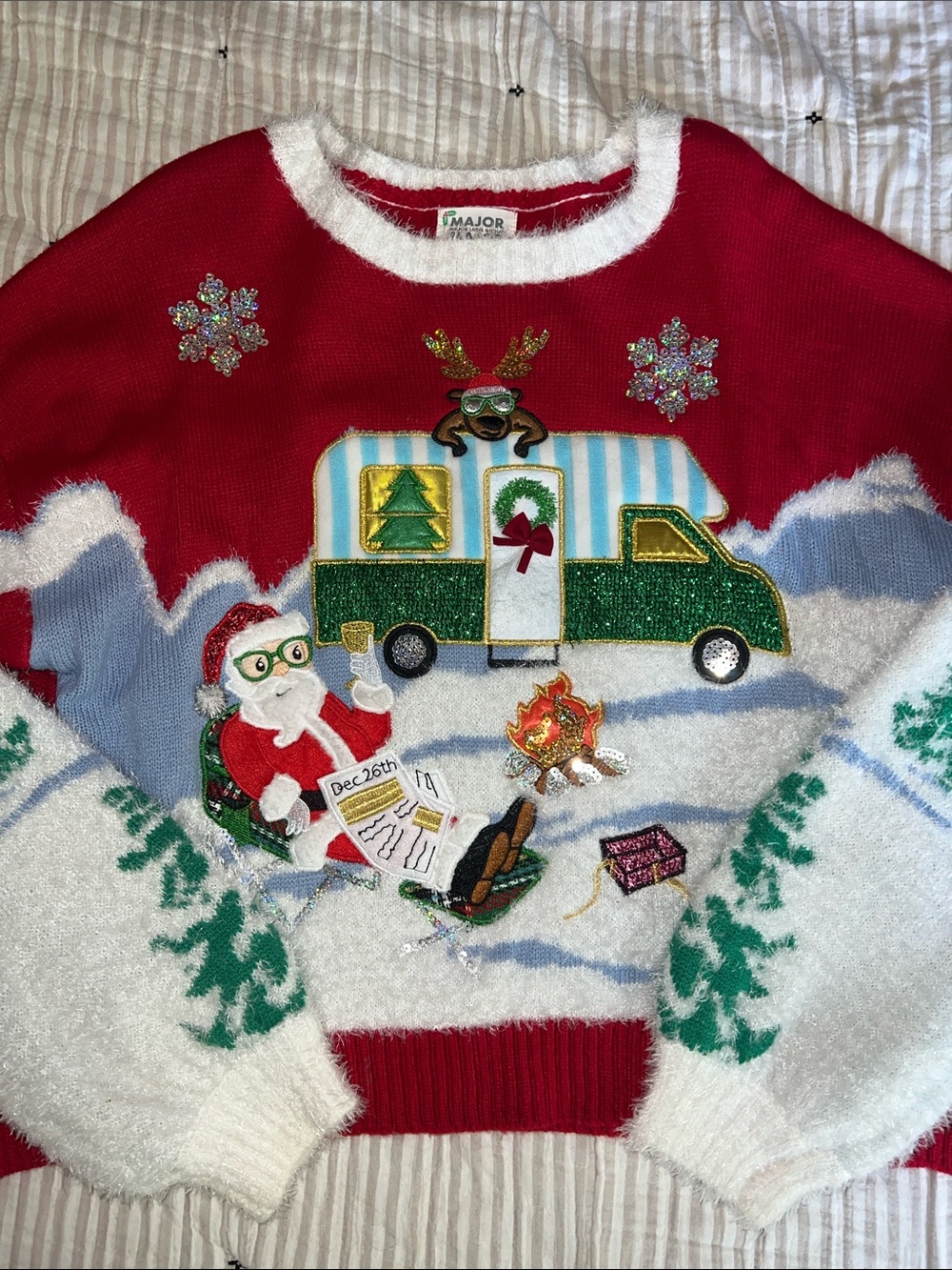 Christmas Holiday Party Sweater XL